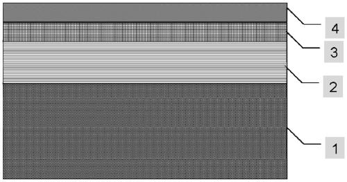 A wear-resistant and anti-friction composite coating for a lip-shaped oil seal rotating shaft and its preparation method