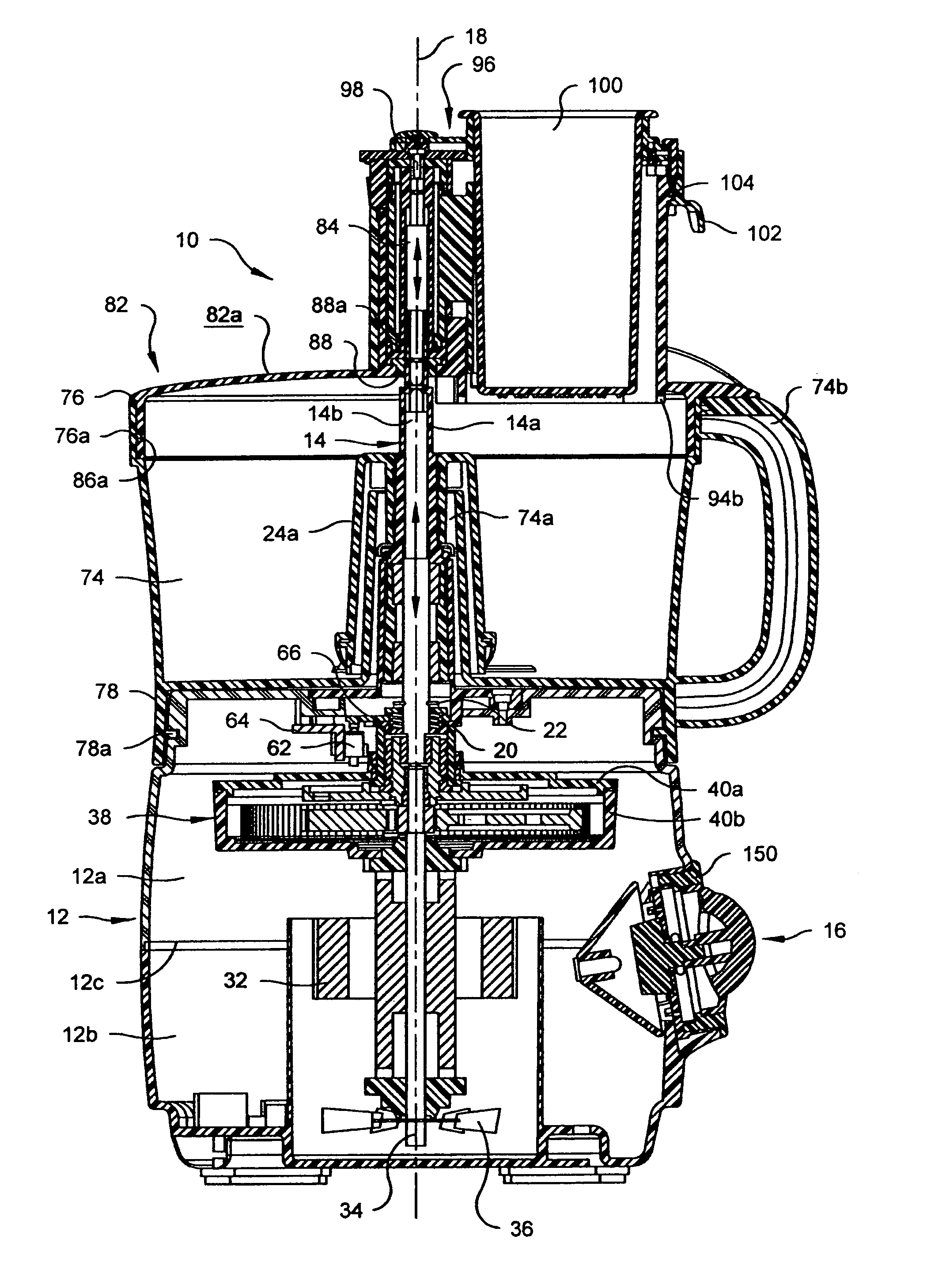 Kitchen appliance with a safety interlock