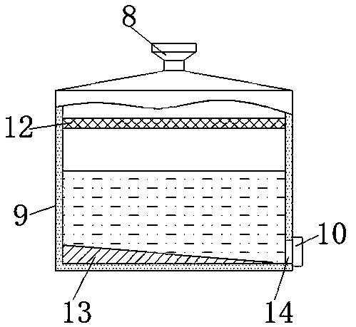 Dust-collecting linear vibrating screen for magnetic separator