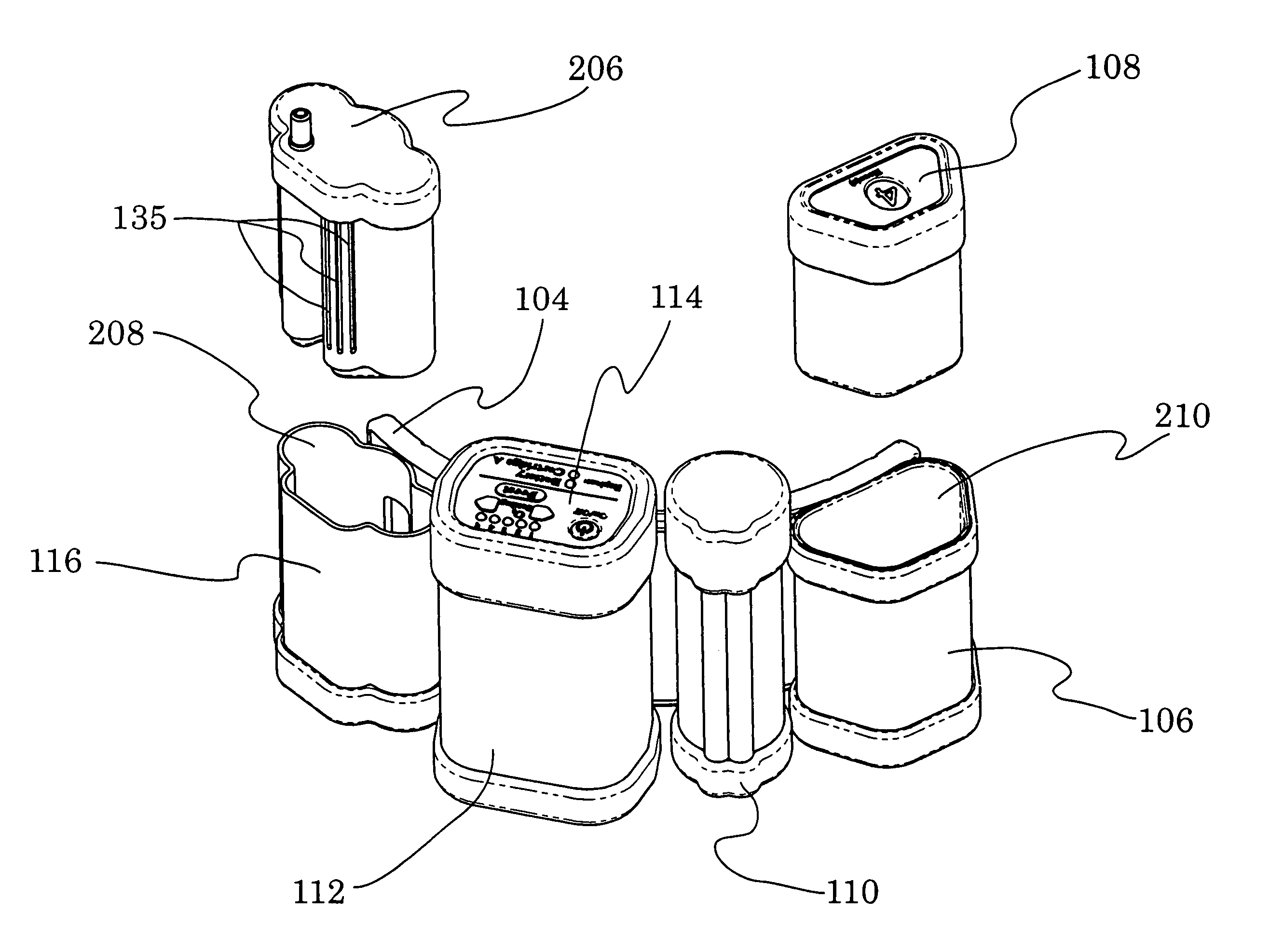 Adsorbent cartridge for oxygen concentrator