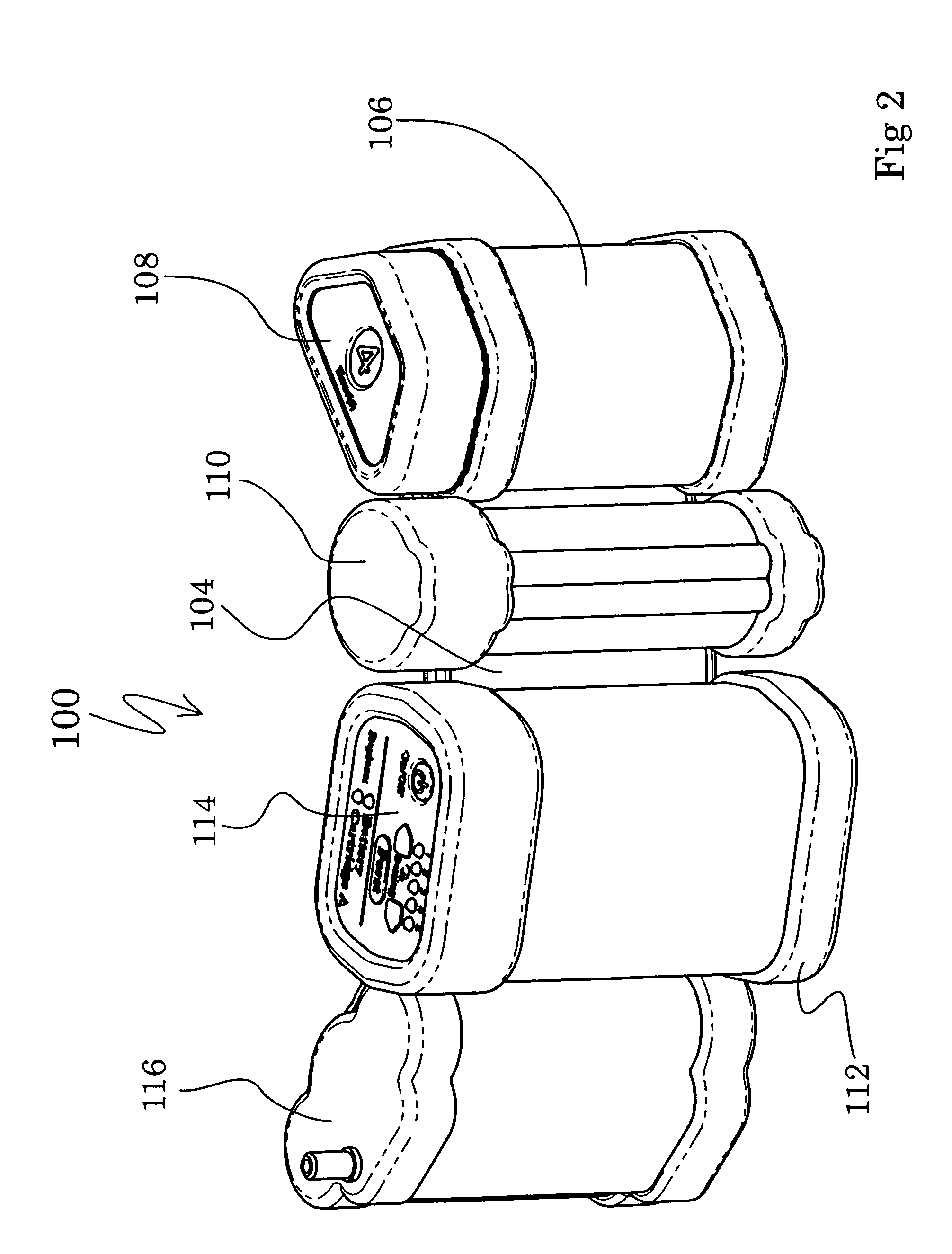 Adsorbent cartridge for oxygen concentrator