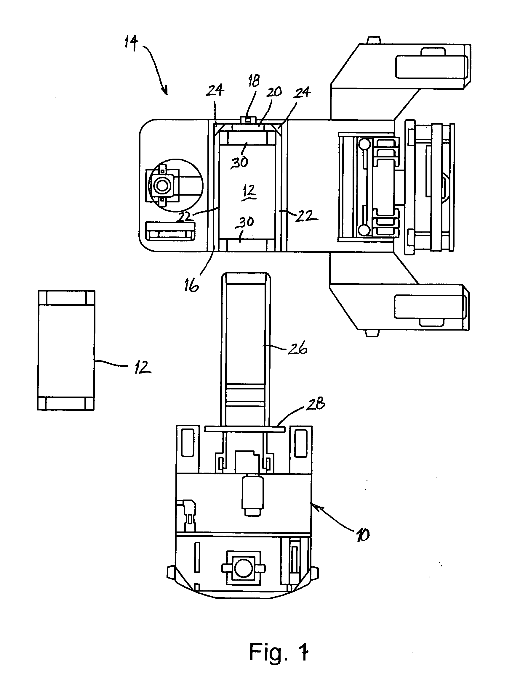 Automatic battery exchange system for mobile vehicles