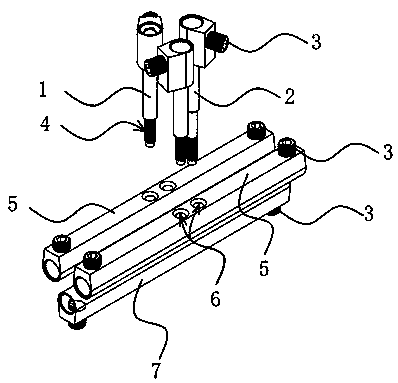 Knurling press-in special-shaped terminal hole connector