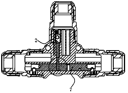 Knurling press-in special-shaped terminal hole connector