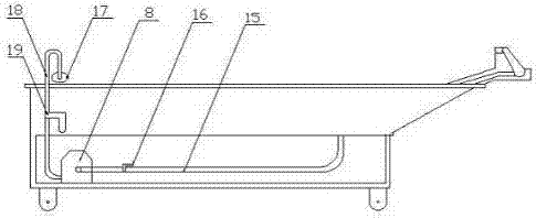 Processing device for breaded shrimps