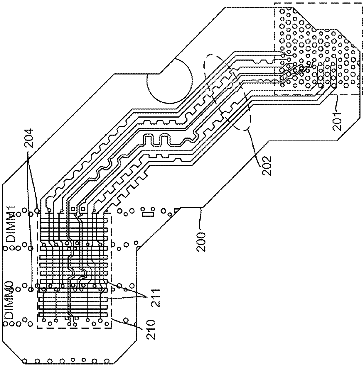 Circuits and methods providing electronic band gap (EBG) structures at memory module electrical coupling