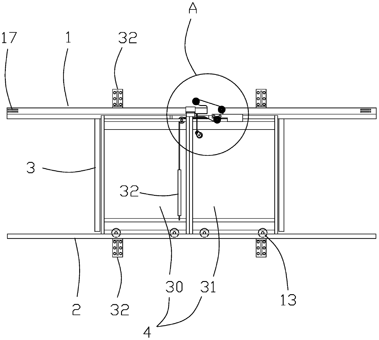 Elevator landing door system