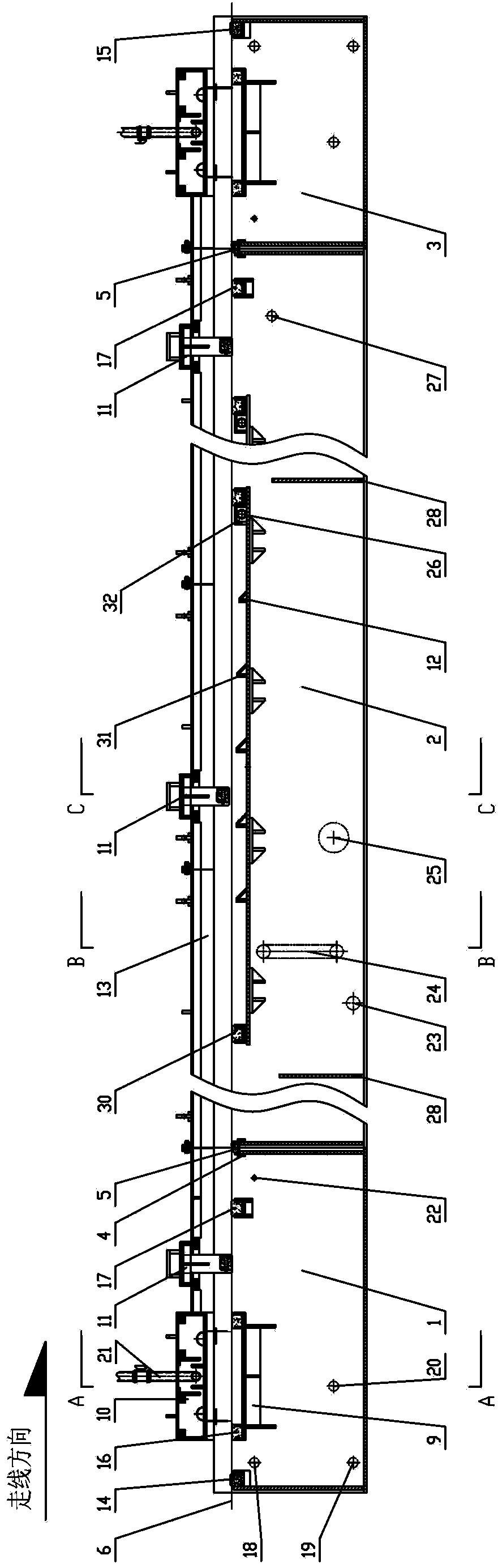 Steel wire sealing type smokeless pickling line