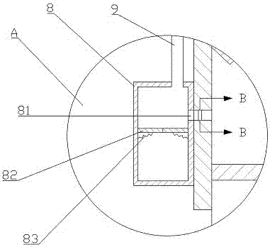 Numerical control machine tool convenient to dedust