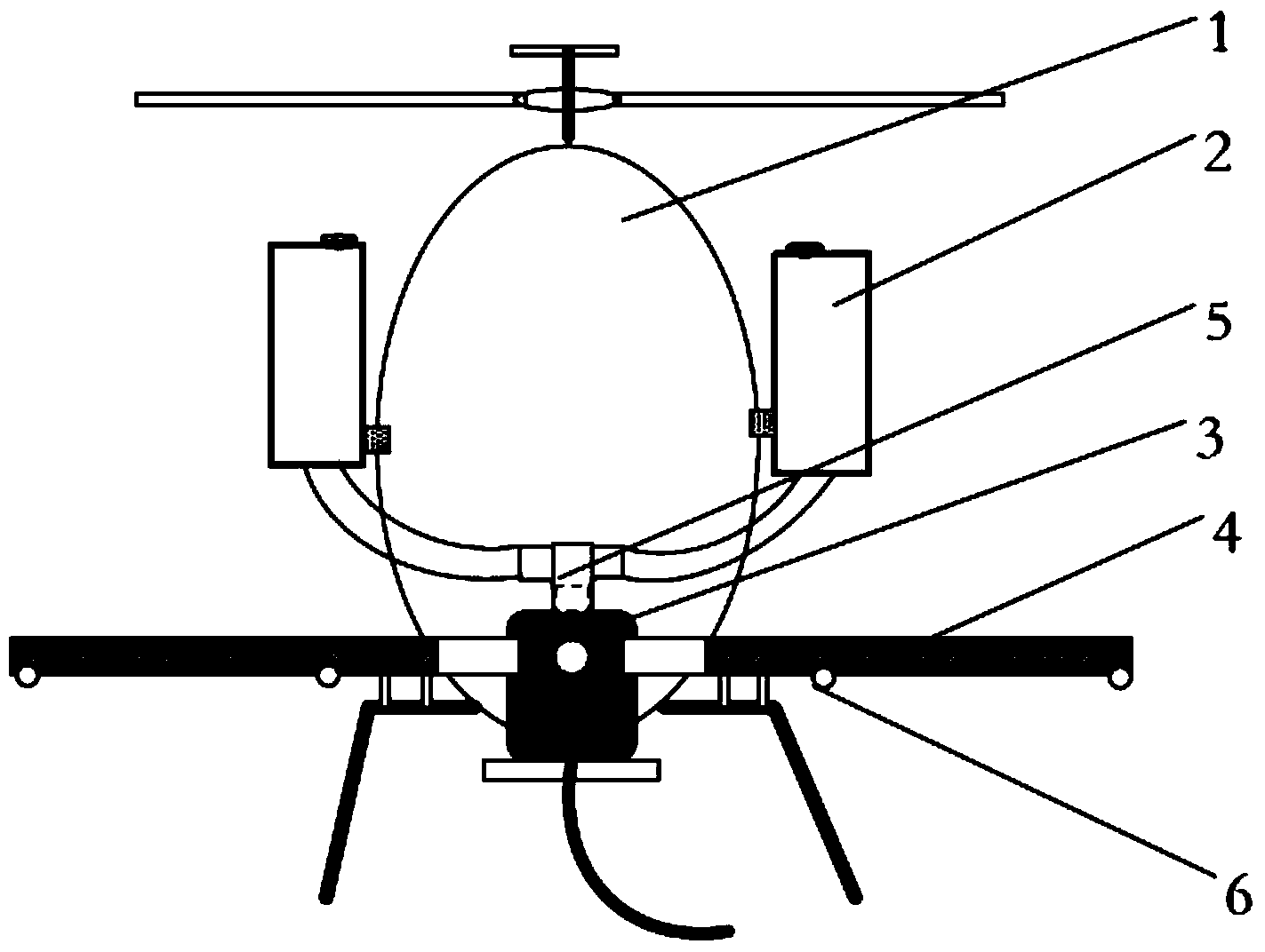 GPS-based unmanned aerial vehicle pesticide spraying device and method