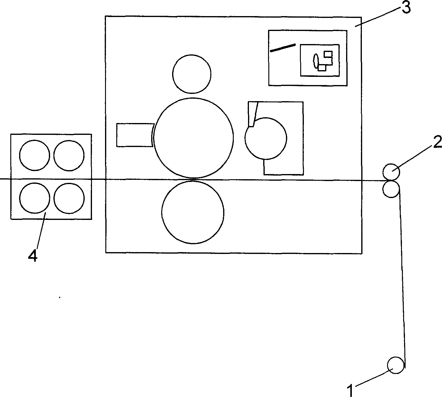 A laser printing method for cloth breadth and apparatus thereof