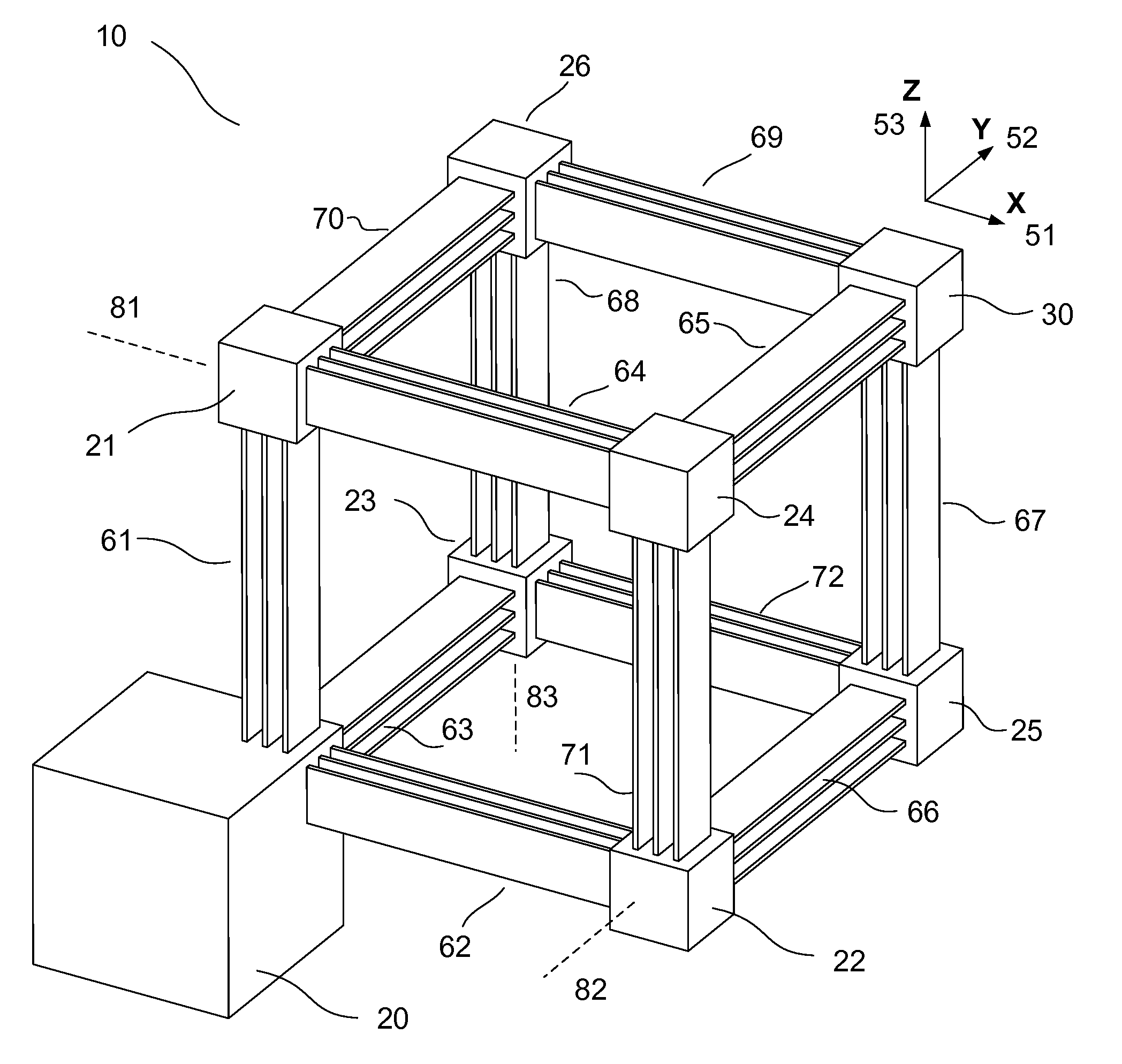 Multiple degrees of freedom motion system