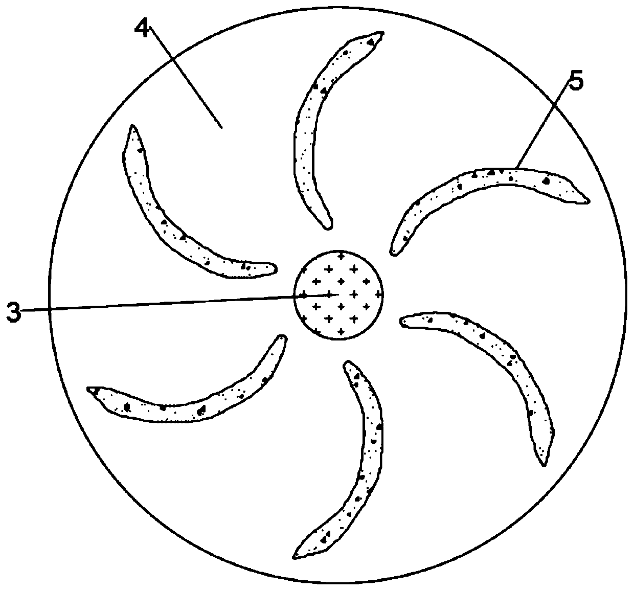 An automobile water pump structure and its production process