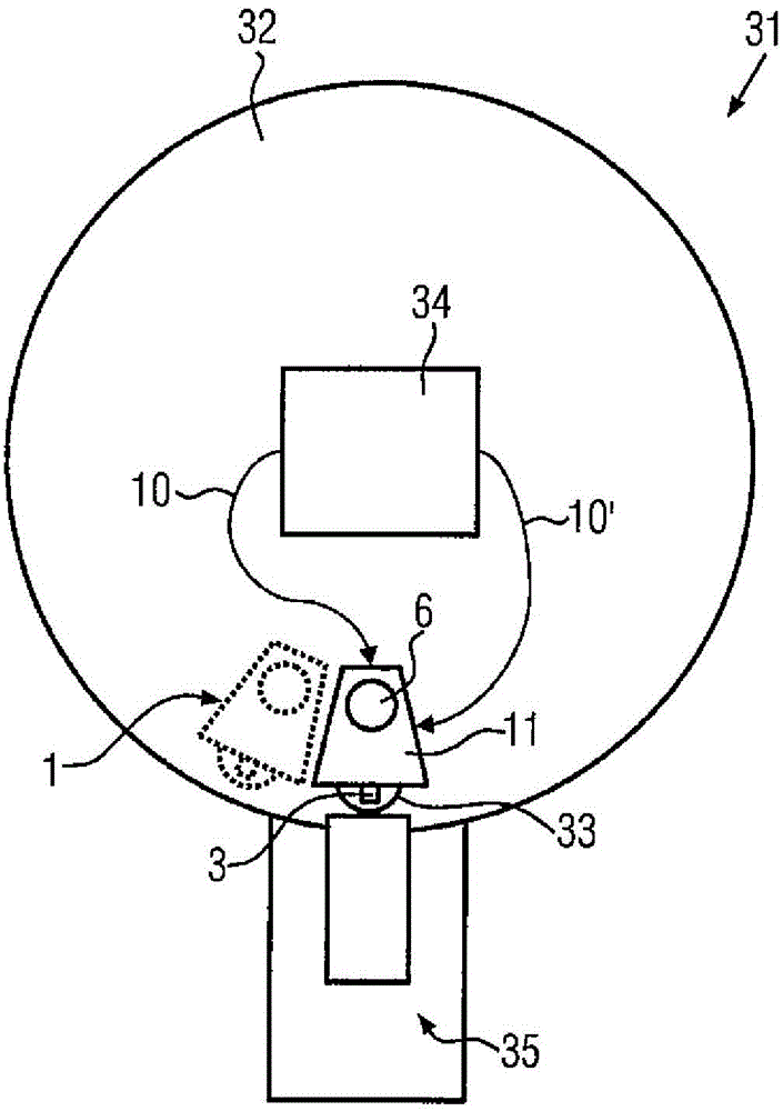 Clamping unit for containers on container handling machines