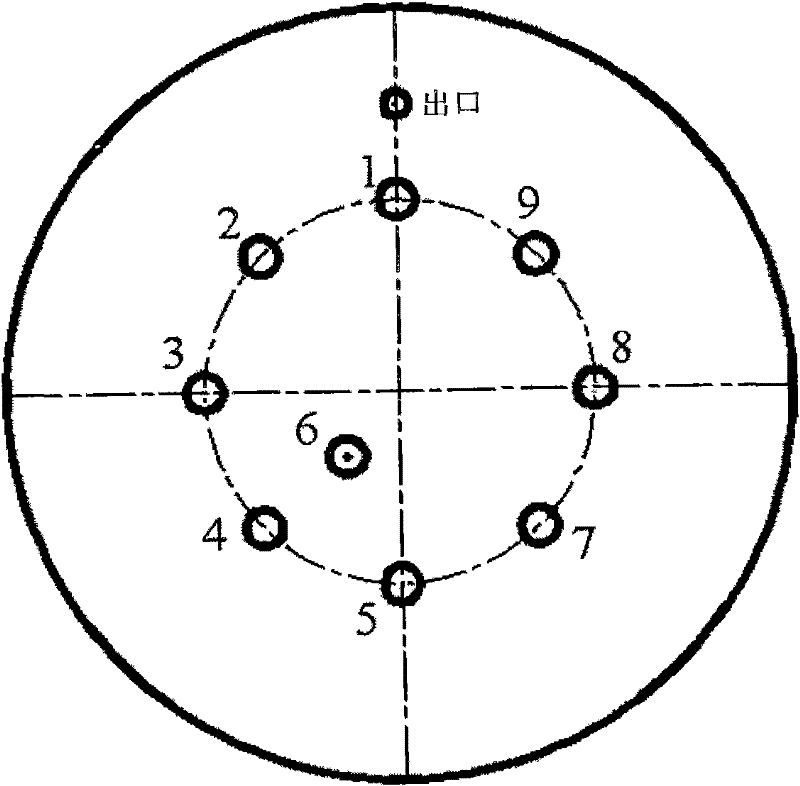 Argon blowing method at bottom of steel ladle for continuously casting steel