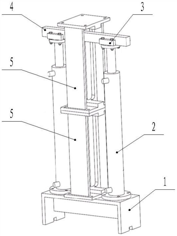 Walking-beam-free-type pumping unit unloading device and using method