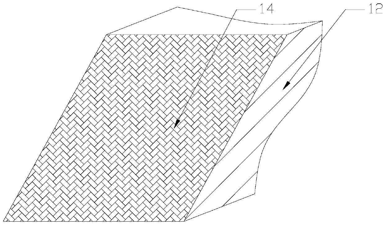 Hydraulic spray seeding matrix for slope ecological restoration