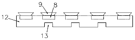 Impeller ultrasonic cleaning collision preventing device