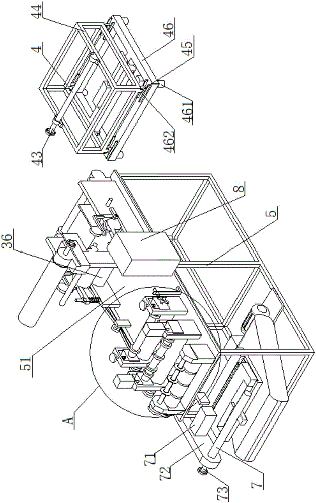 Automatically adjusted cataplasm automatic production line