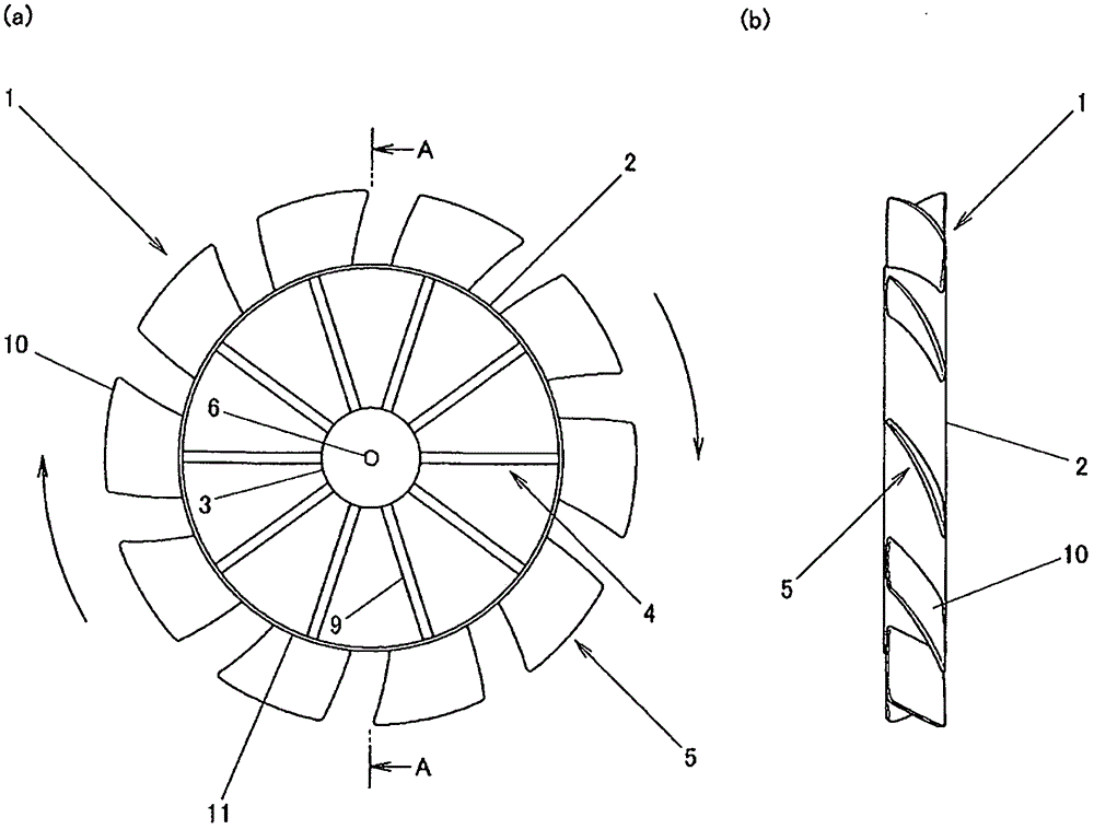 Axial flow fan and blower using same