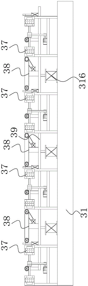 Phosphorosilicate glass removal processing production line for crystalline silicon solar cell processing