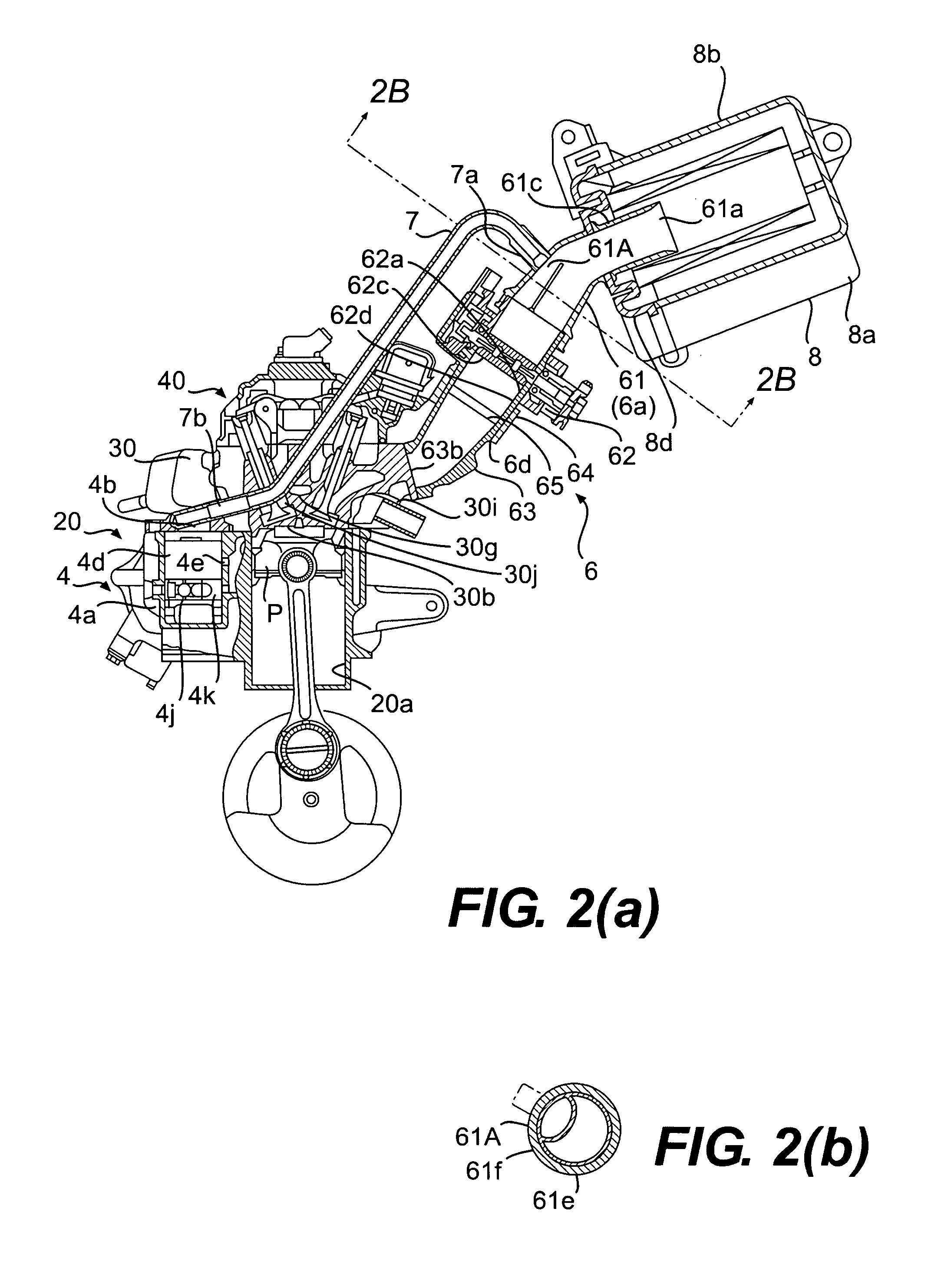 Internal combustion engine with air-fuel mixture injection