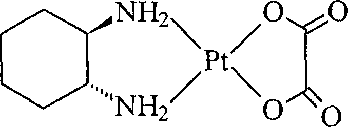 Oxaliplatin lyophilized powder injection and preparing  method thereof