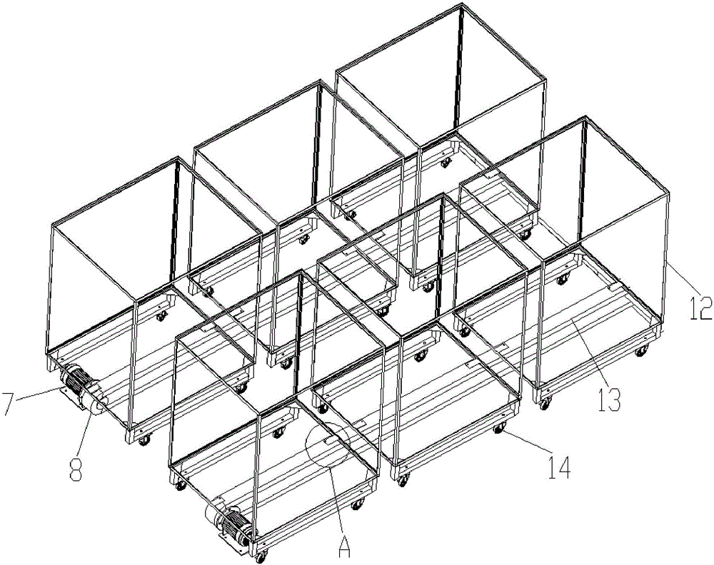 Test method based on pipelined constant temperature and humidity room