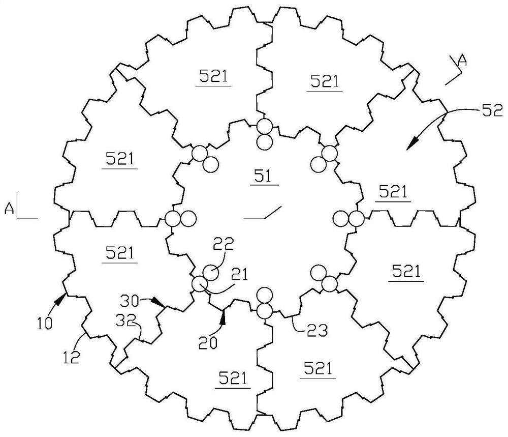 Annular underground garage and construction method thereof