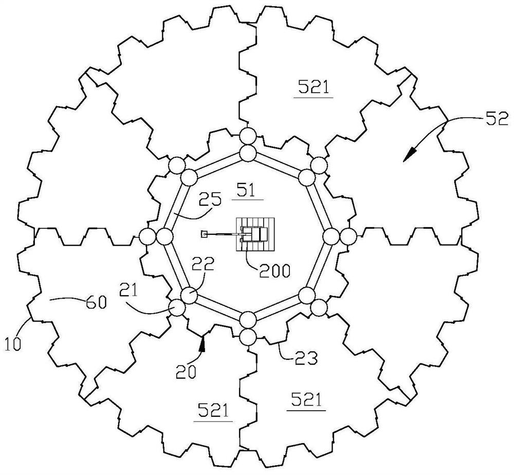 Annular underground garage and construction method thereof