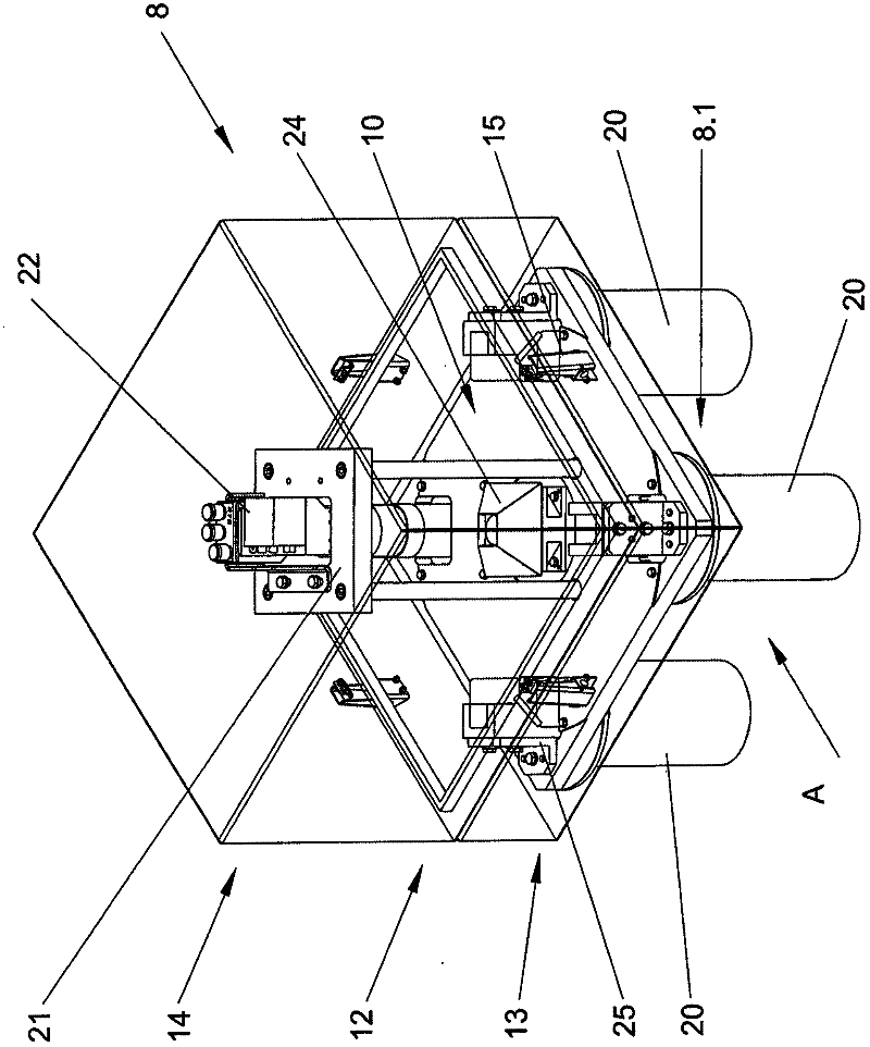 Method and inspection device for testing containers