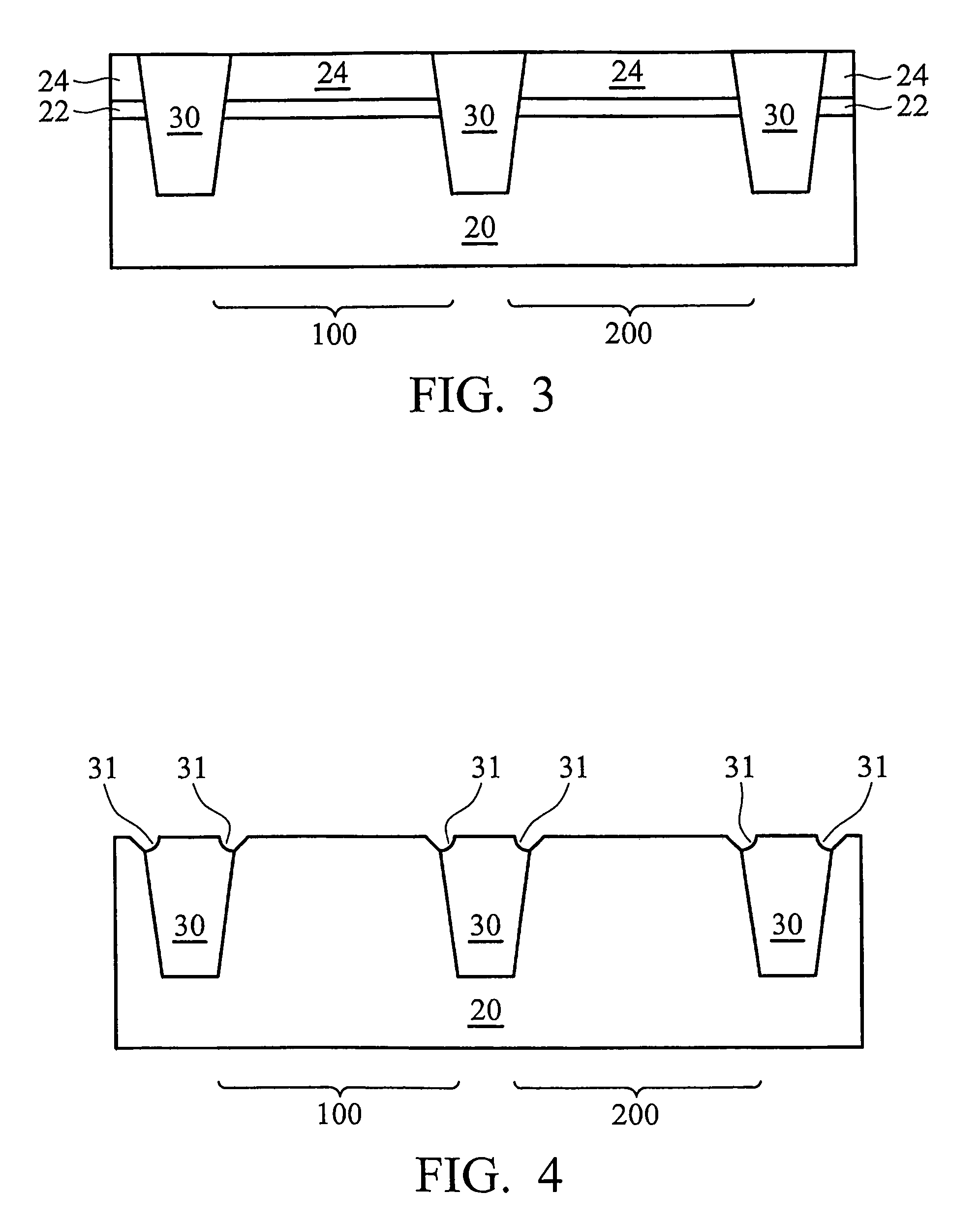 Diffusion topography engineering for high performance CMOS fabrication