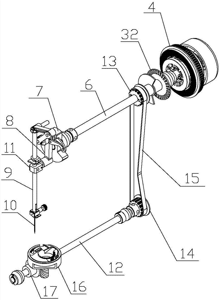 Household multifunctional computer sewing machine