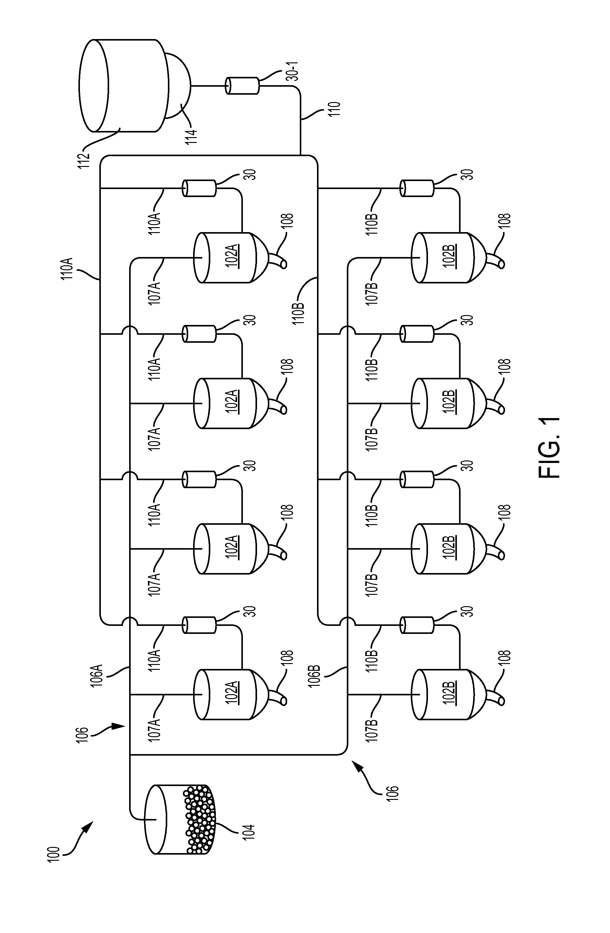 Vacuum powered resin loading system without central control