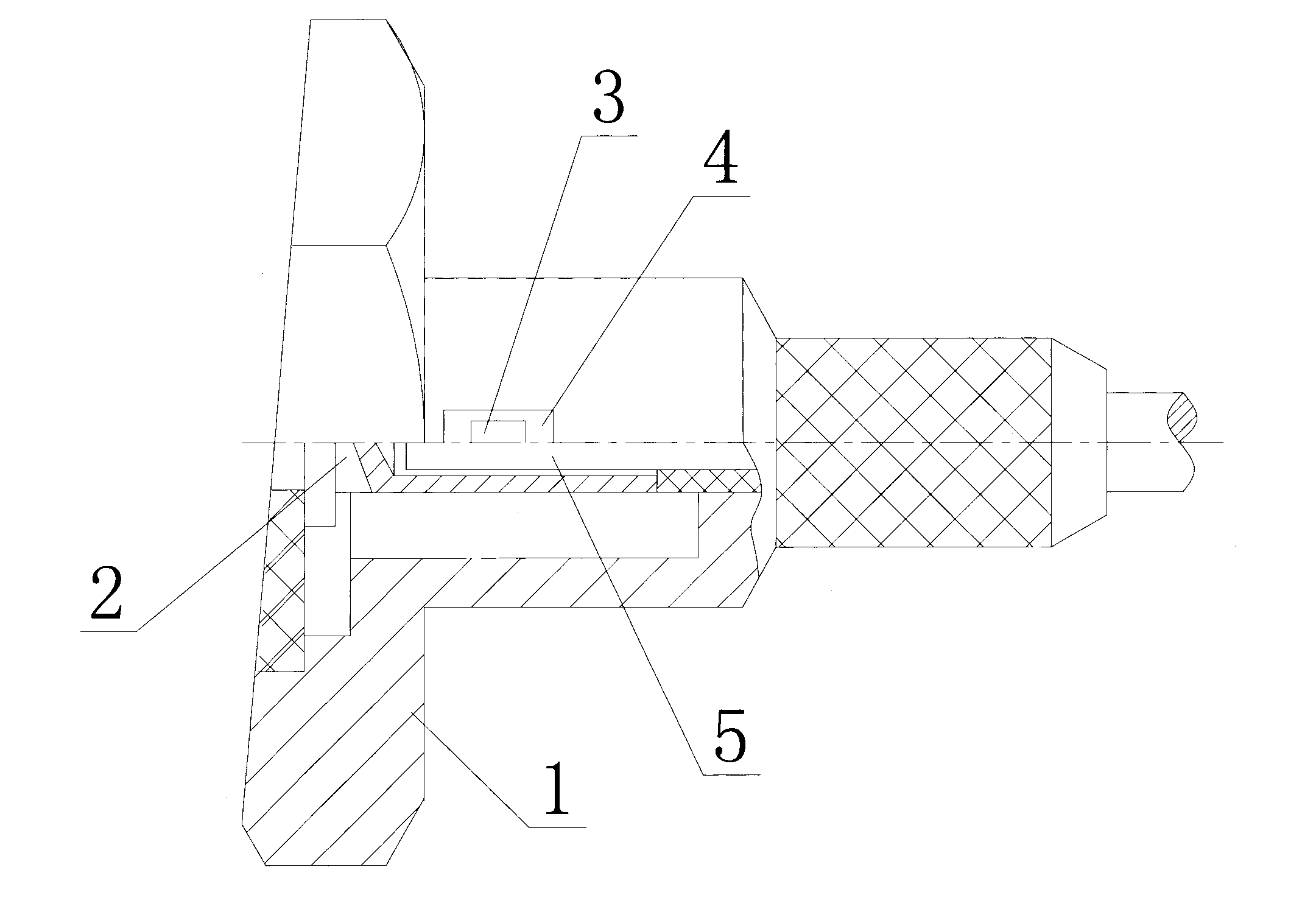 Window type radio frequency connector