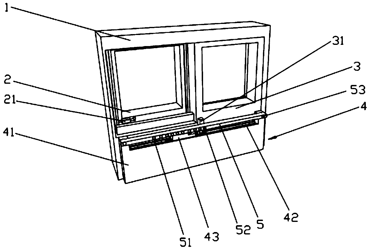 Anti-theft sliding window