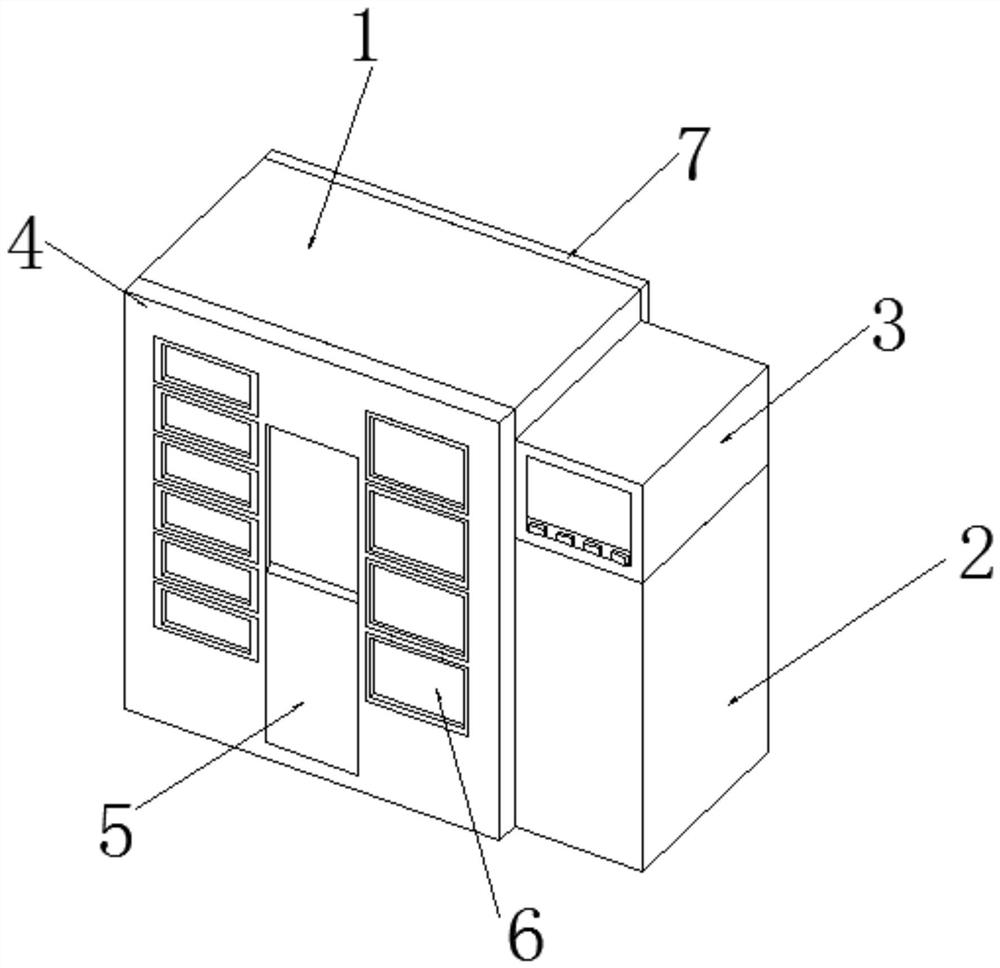 Deodorizing, sterilizing and drying household shoe cabinet