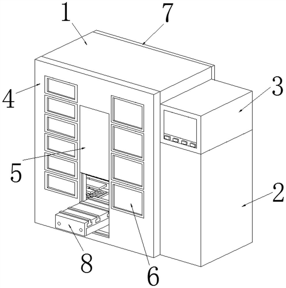 Deodorizing, sterilizing and drying household shoe cabinet