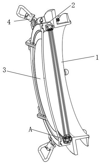 A kind of ship porthole with self-repairing function