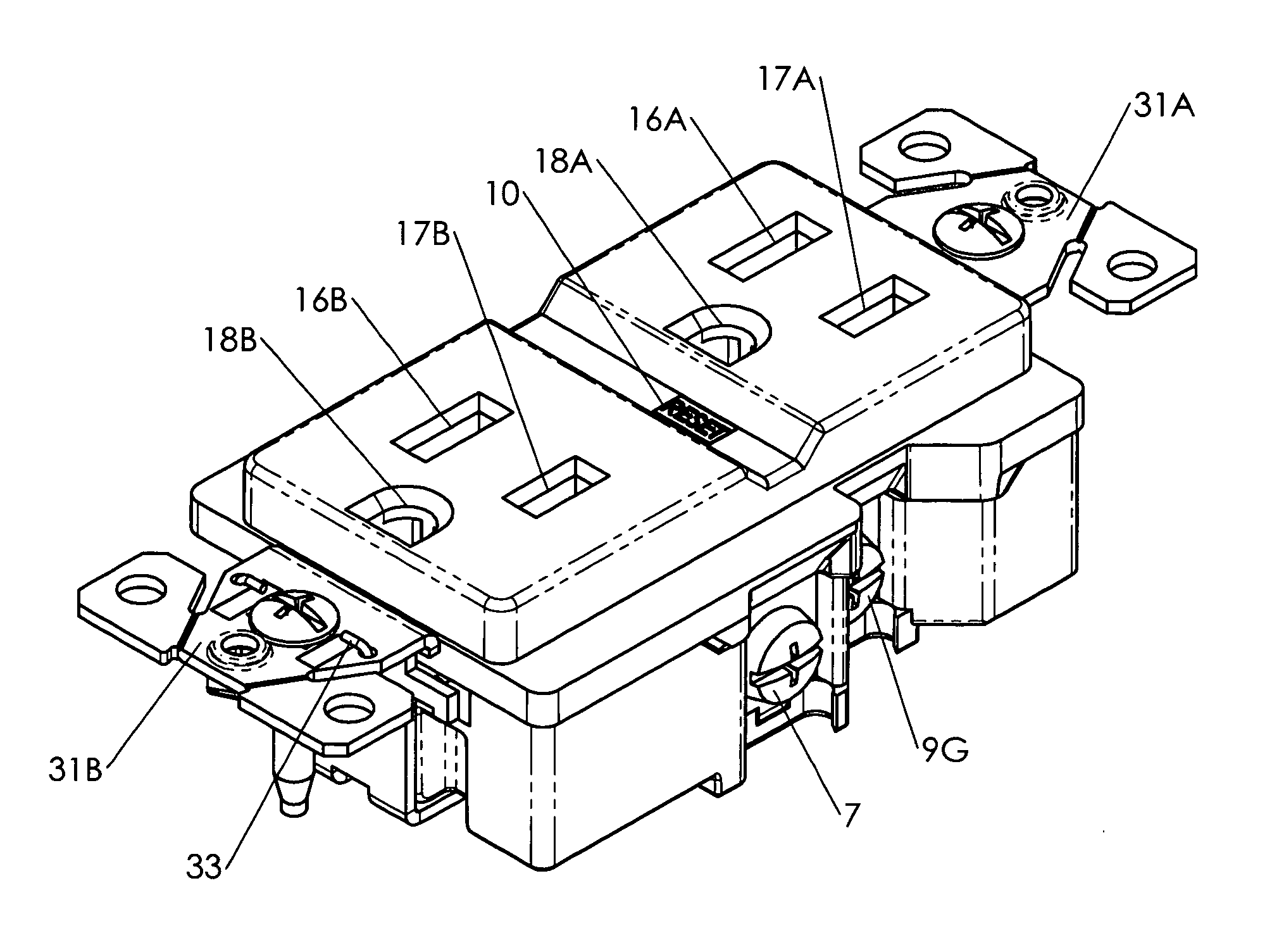 Heat sensing electrical receptacle