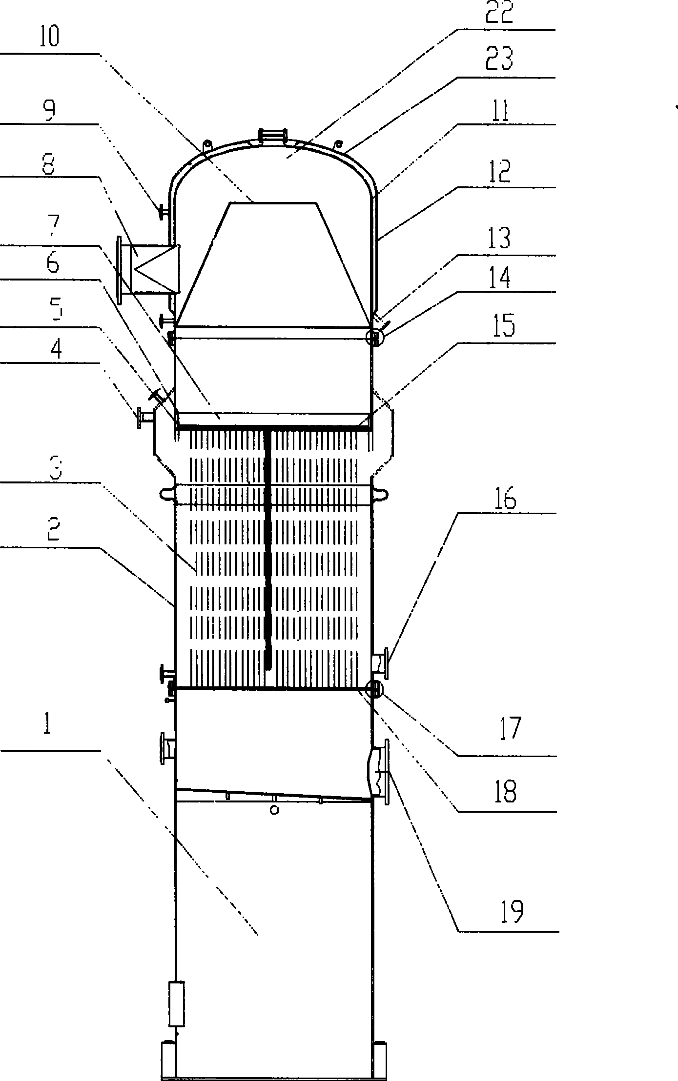 Formaldehyde oxidation reactor