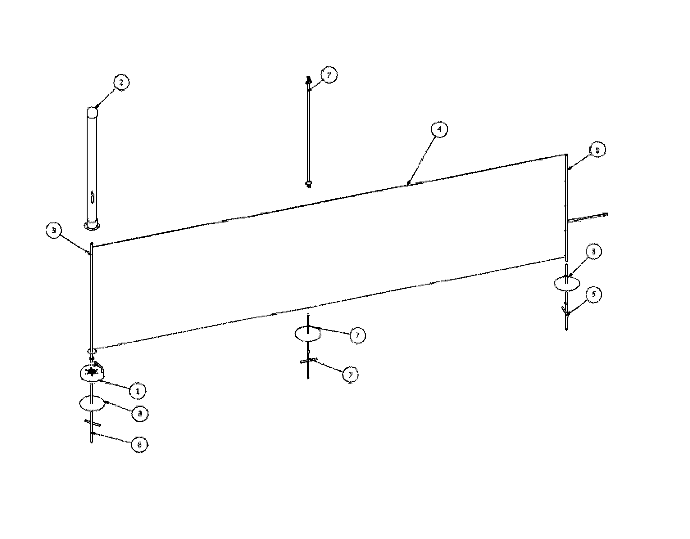 Landscape safety apparatus, associated combinations, methods, and kits