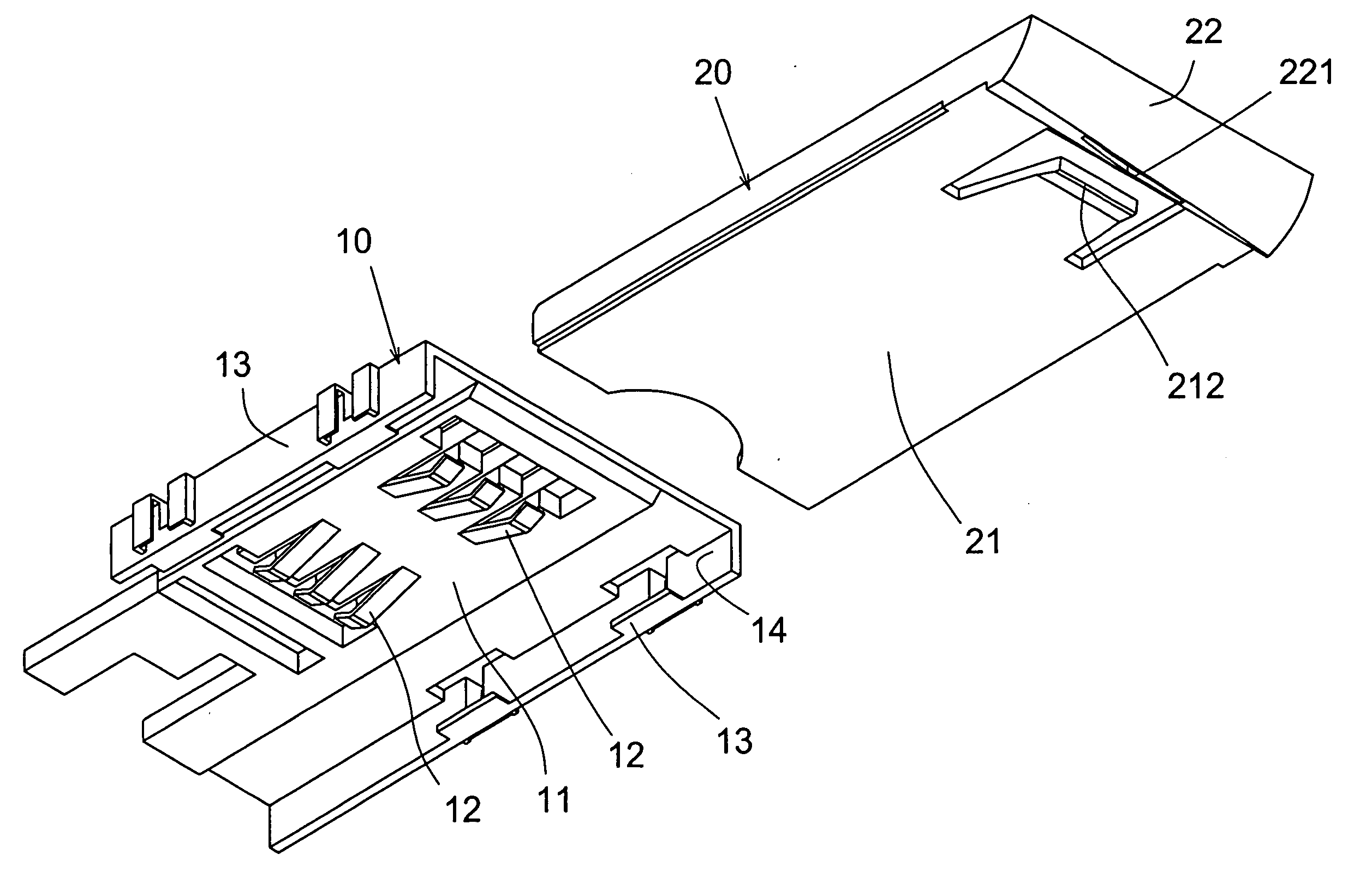 Slide-out electronic card connector