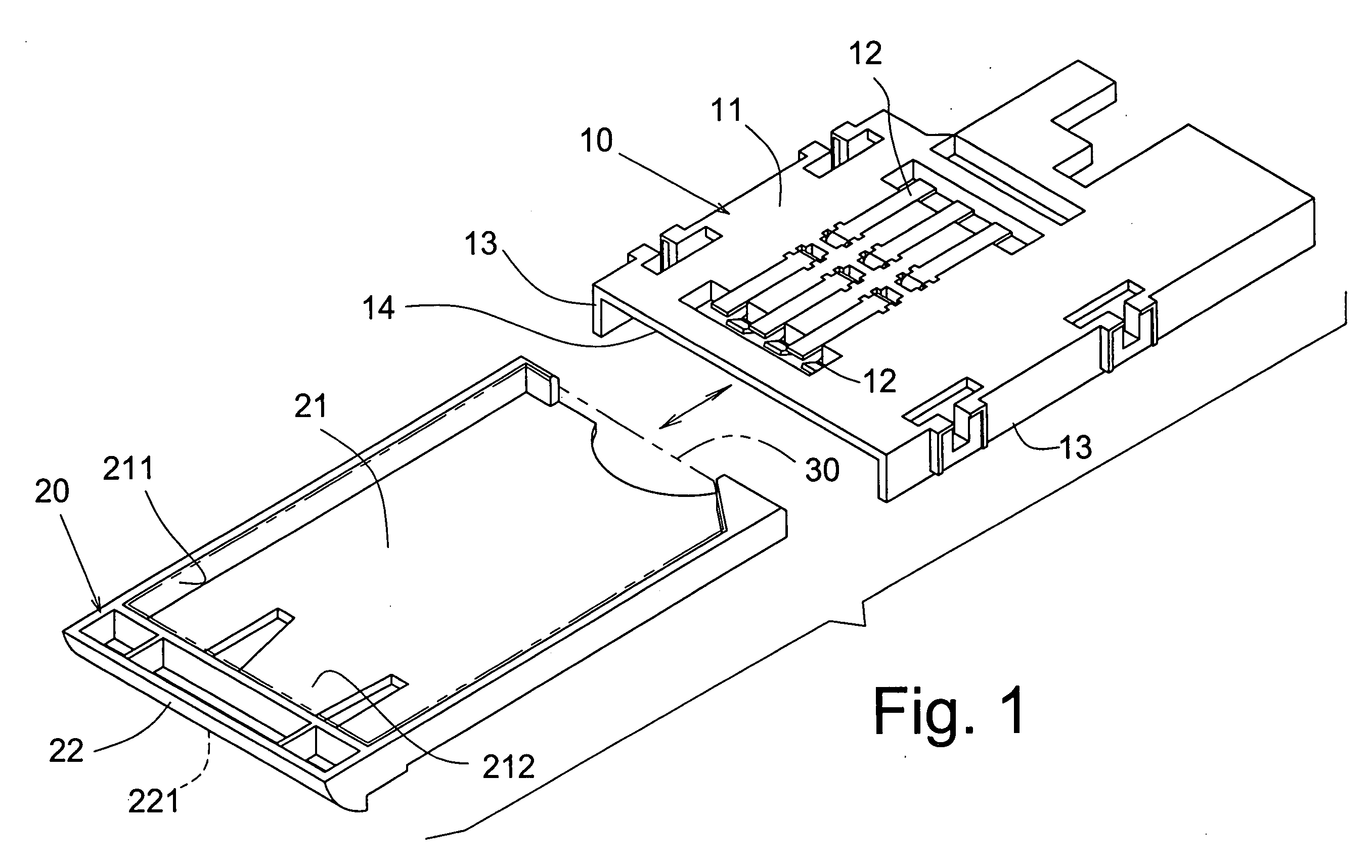 Slide-out electronic card connector