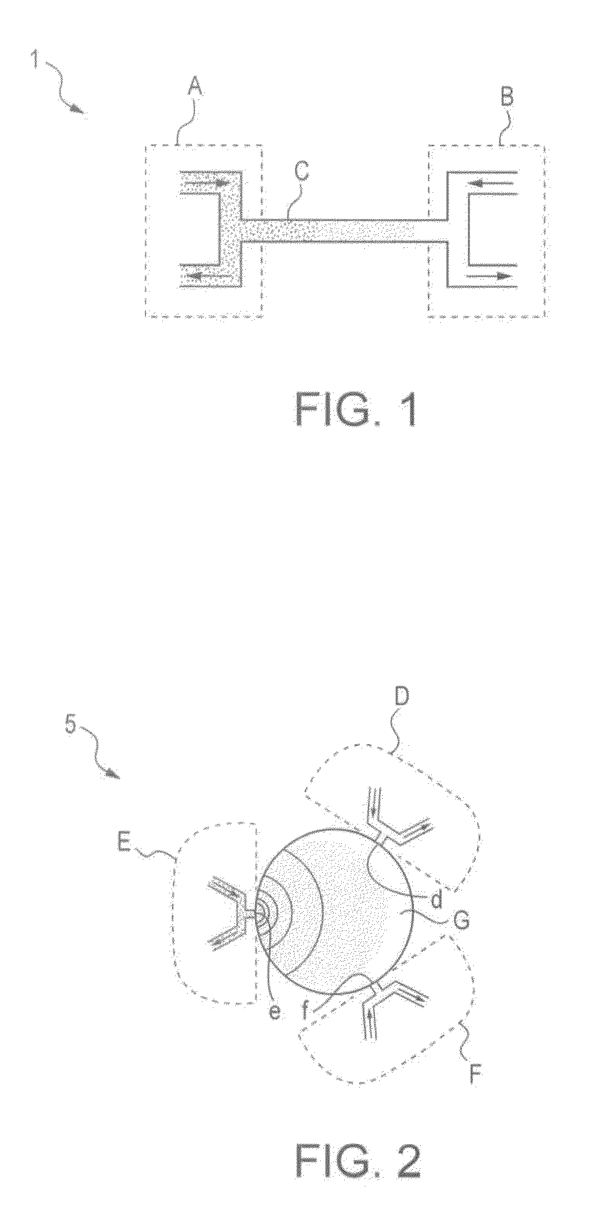 Method and device for generating diffusive gradients in a microfluidic chamber