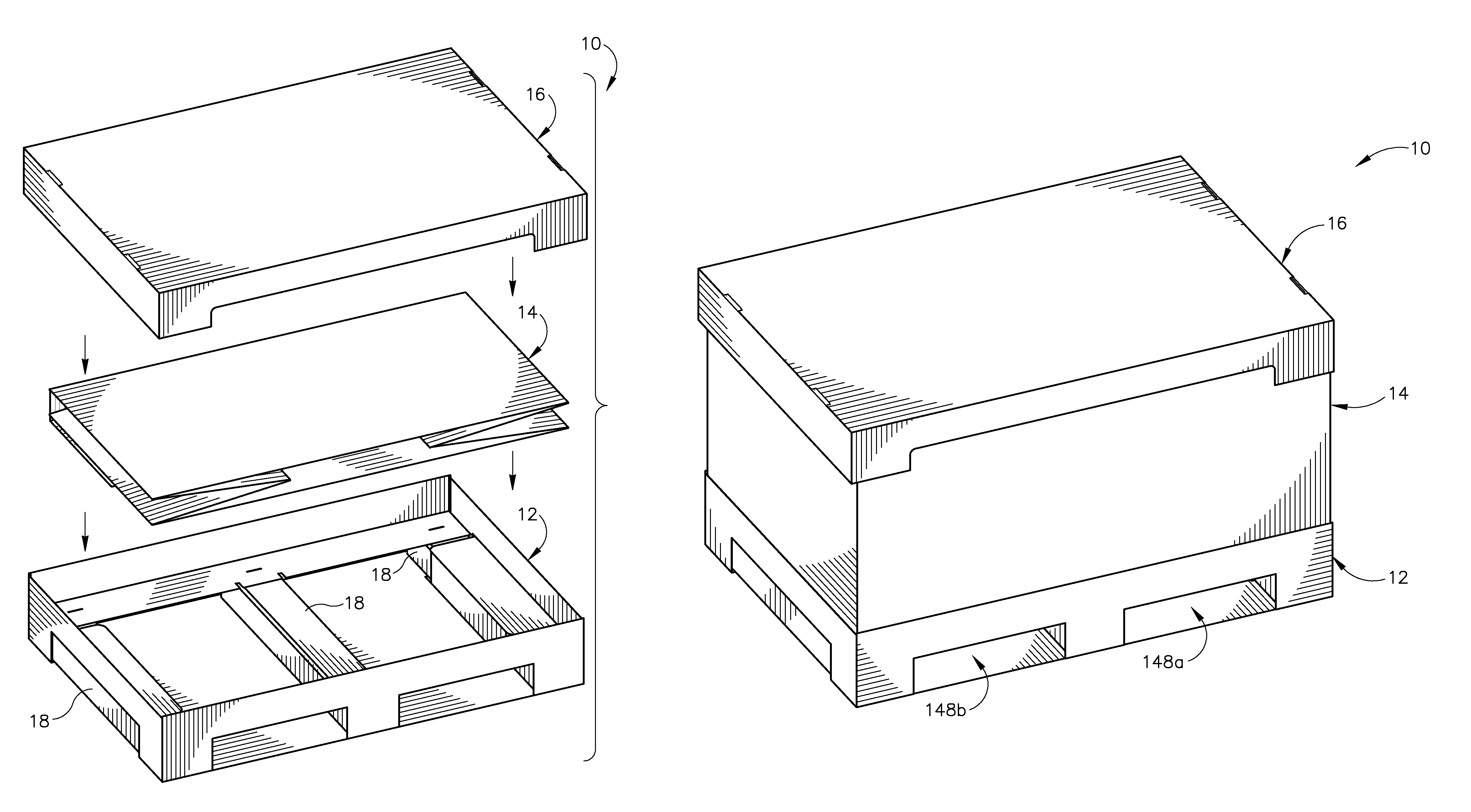 Collapsible bulk bin container