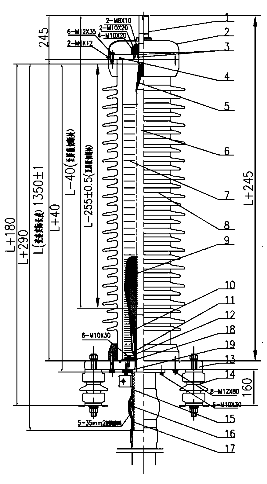 Porcelain bushing liquid level detection method, device, computer equipment and storage medium