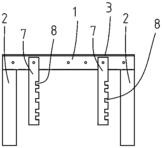 A construction method of turnable assembled stirrup and high flatness floor slab