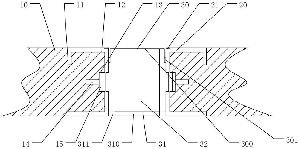 Rapid sealing and reinforcing device for road expansion joint