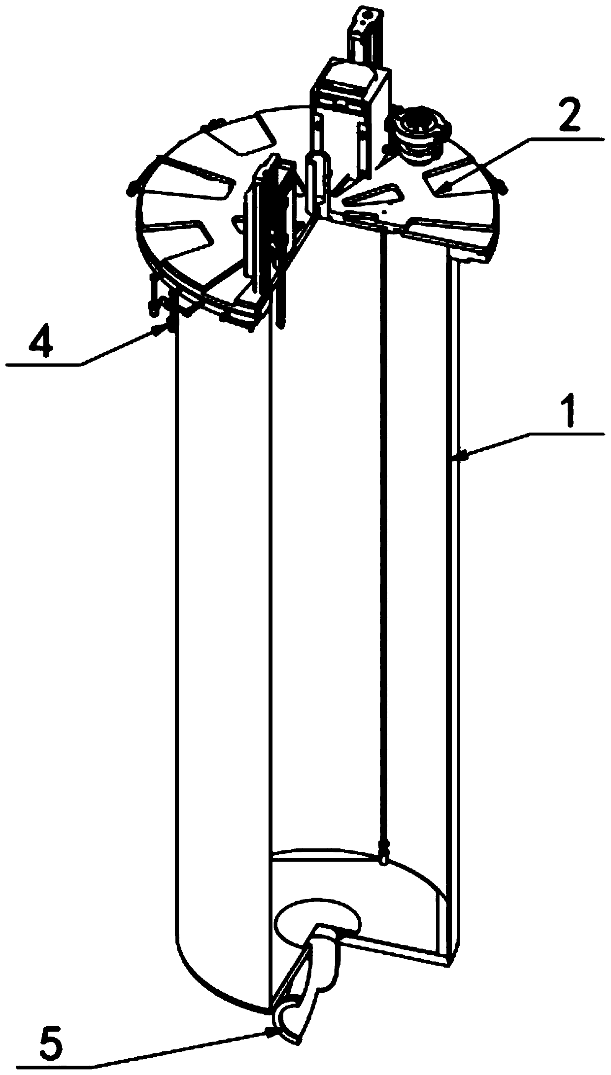 Novel processing device for semiconductor or photovoltaic material